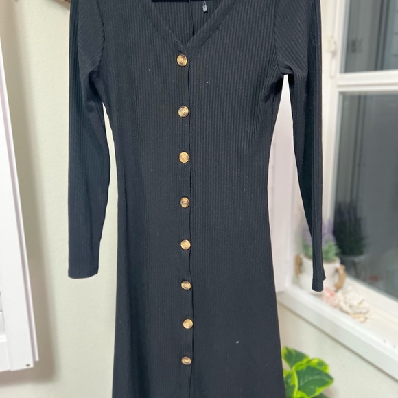 Ribbed button down midi - Picture 2 of 6